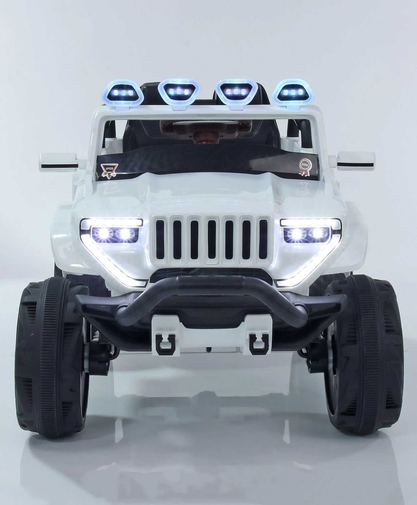 2023 4 Wheel Drive on 12v White Bugatti for Kids & Toddlers