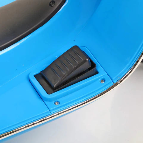 Vespa Rechargeable Battery Operated Scooter Blue