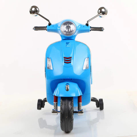 Vespa Rechargeable Battery Operated Scooter Blue