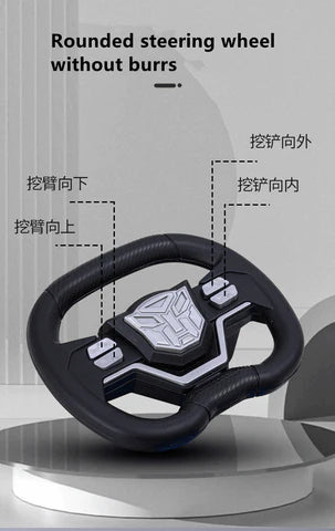 On Toy Excavator Playtime | Steer and control the excavator boom and bucket