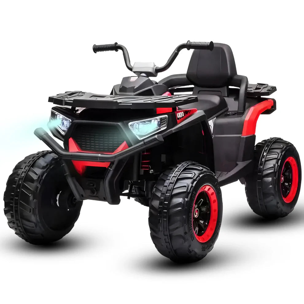 Adventura ATV 12V Rechargeable Battery-Operated Ride on Bike for Kids Bike with Light, USB, Music. with -Rubber tires