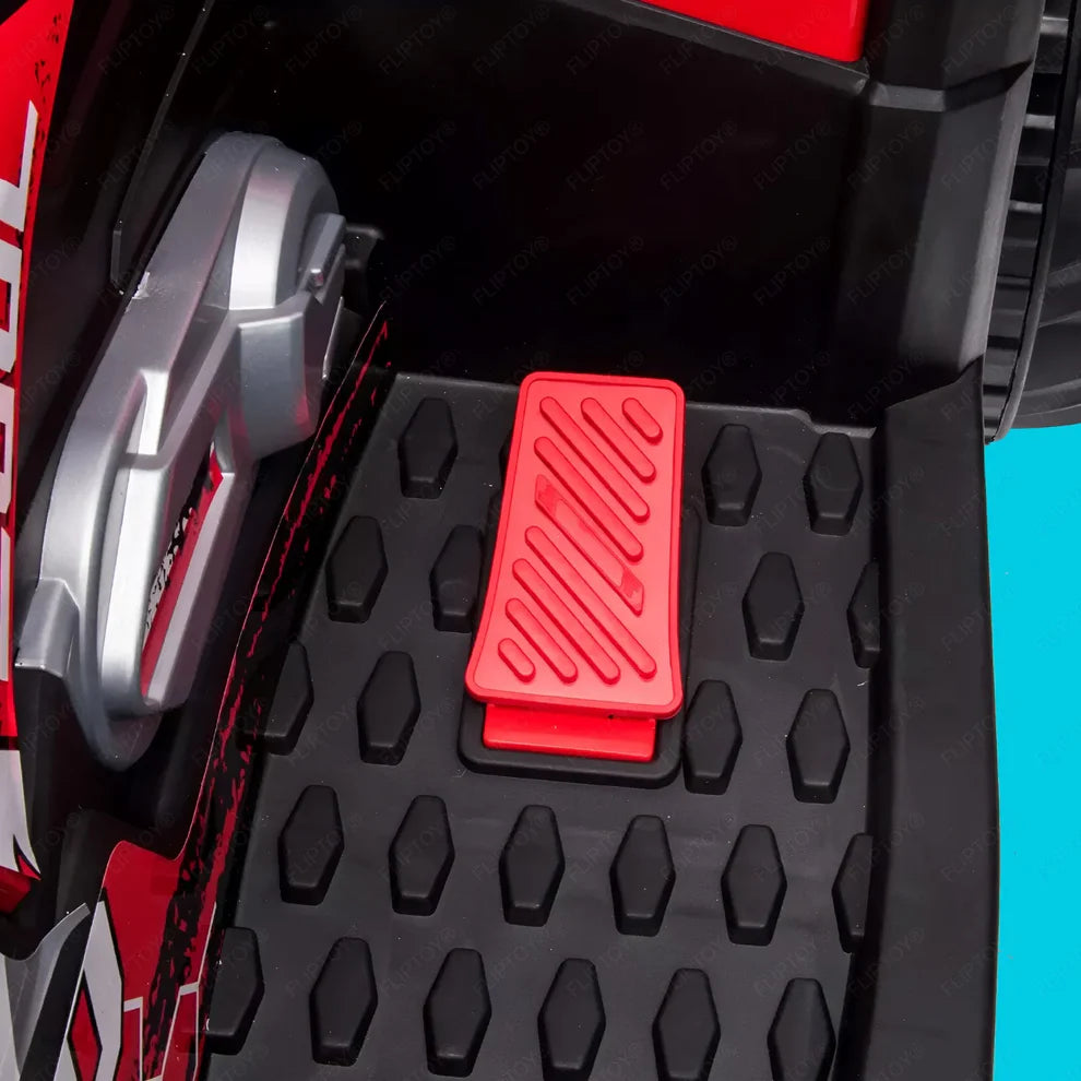 Adventura ATV 12V Rechargeable Battery-Operated Ride on Bike for Kids Bike with Light, USB, Music. with -Rubber tires